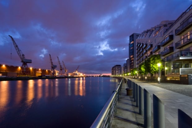 Glasgow Harbour in Scotland is ten years into a major redevelopment.