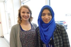 Emily Dyck and Doaa