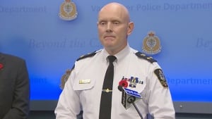 Vancouver Police Chief Constable Adam Palmer