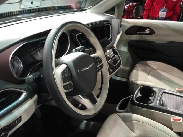 Interior shot of Chrysler Pacifica