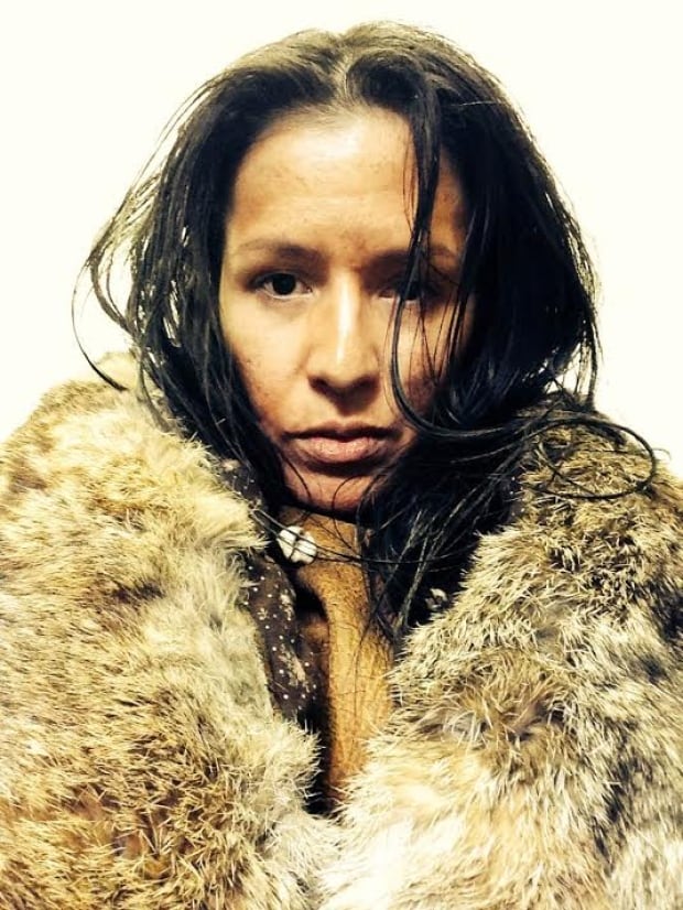 Karlene Cutknife in costume
