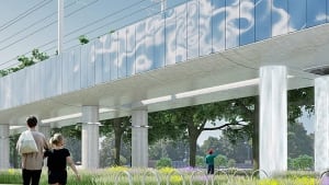 Davenport GO Train bridge