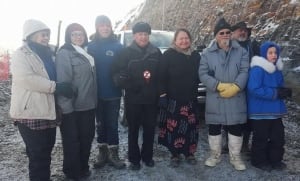 David Suzuki at Site C protest camp