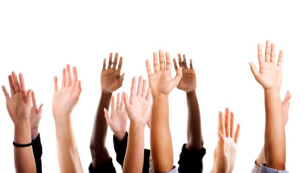 Hands up