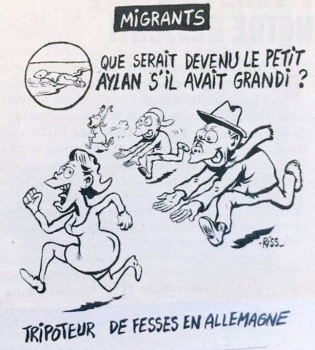 Charlie Hebdo Alan Kurdi