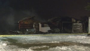 Mount Forest barn fire