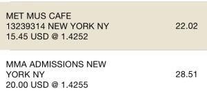 Ticket prices