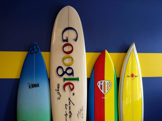 Google surfboards california