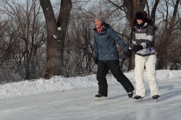 Fête des neiges ice skating parc Jean-Drapeau
