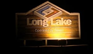 long lake sign