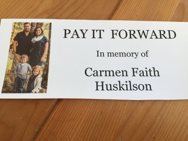 Cards in memory of Carmen Huskilson