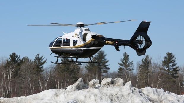 OPP helicopter, winter
