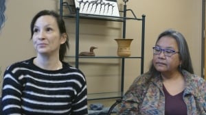 Cathy Mattes and Roberta McKinnon