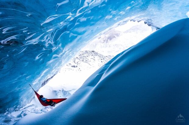 Callum Snape Athabasca Glacier hangout Jan 2015