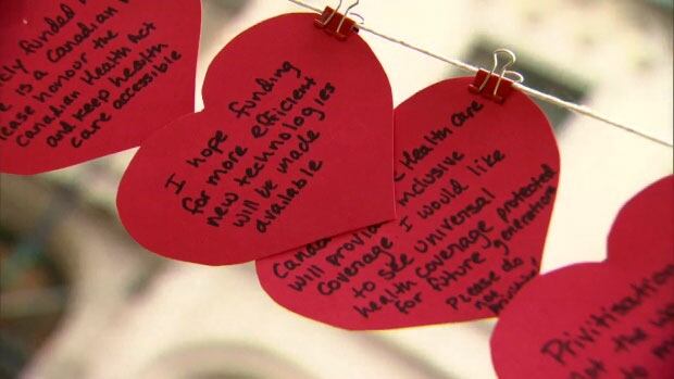 Hearts demonstration health ministers