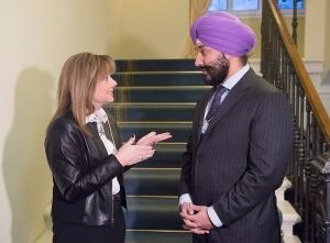 Navdeep Bains Davos 20160121