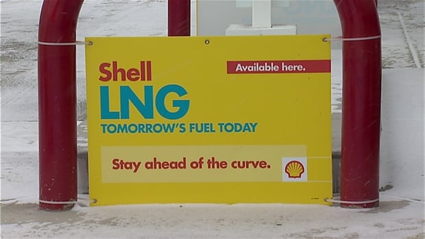 Shell LNG station in Calgary