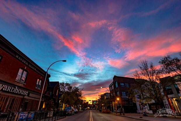 Kensington Rd sunset