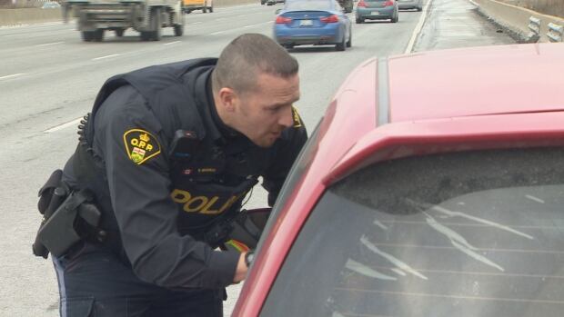 OPP officer traffic stop