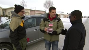 Liberal volunteers with Peter Chura
