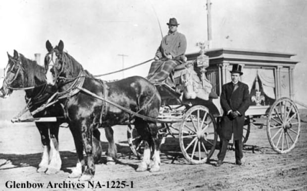 An early Calgary hearse