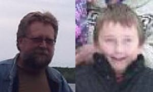 Snowmobile crash victims, father and son