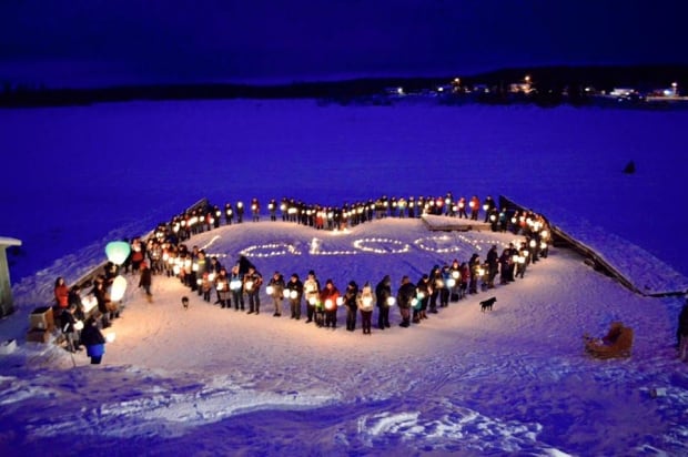 stanley mission la loche tribute candlelight vigil