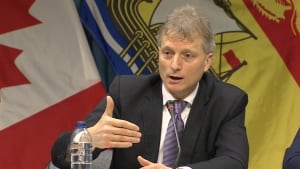 Transportation Minister Roger Melanson