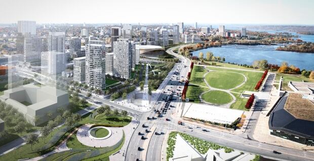 aerial RendezVous LeBreton Group near War Museum