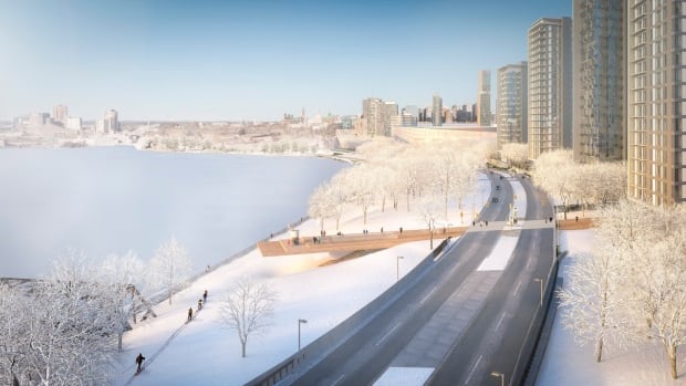 RendezVous LeBreton Group - Place de la Gare boardwalk