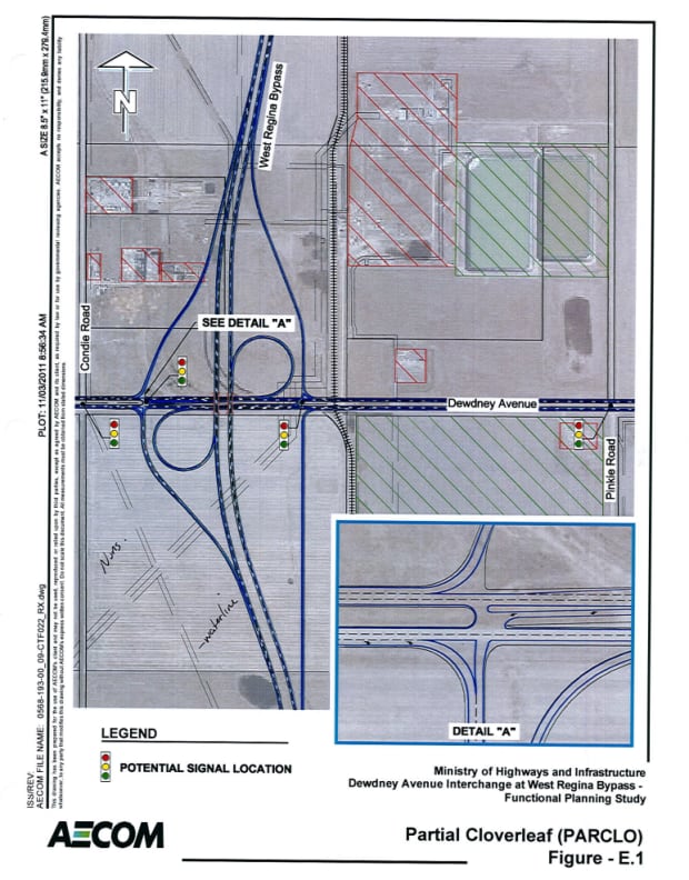 Ministry of Highways interchange plan