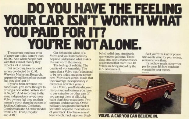 Volvo - A Car You Can Believe In