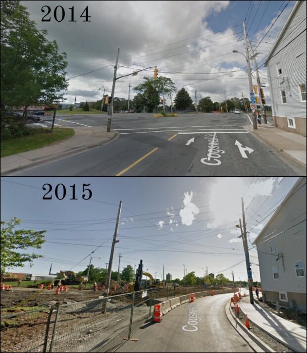 Cogswell Street comparison Halifax