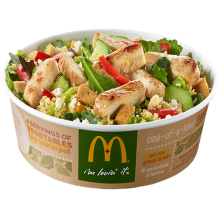 McDonald's greek salad kale