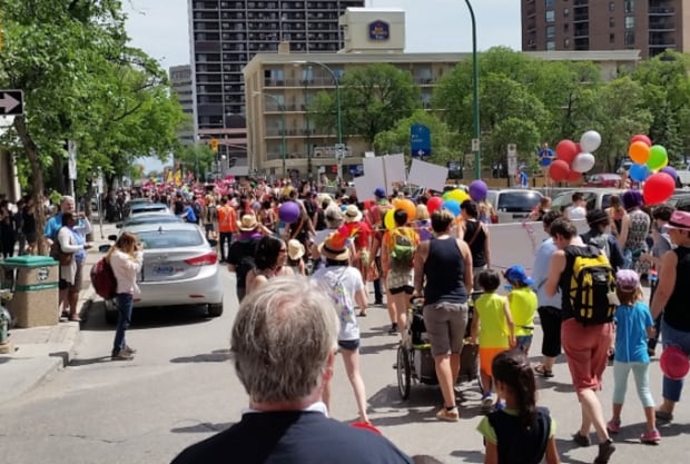 Pride Winnipeg parade 2015