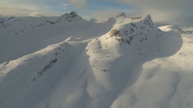 Mountains near McBride, B.C. - near where avalanche killed 5 men from Alberta