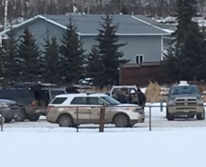 Police at Charlie Lake B.C. home
