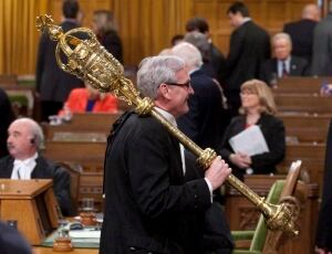 Ottawa Vickers mace Parliament Hill 2014