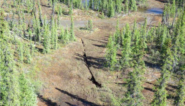 Mackenzie Valley fibre link trench