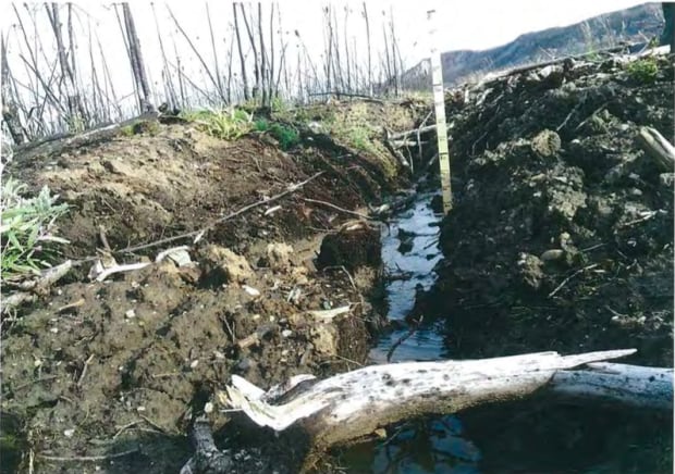 Mackenzie valley fibre line erosion