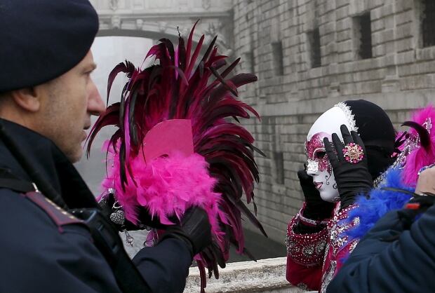 ITALY CARNIVAL Venice security police