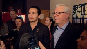 Wab Kinew and Greg Selinger