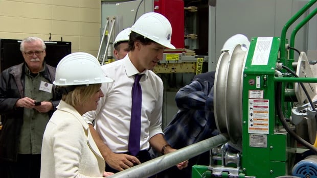 notley trudeau at training facility