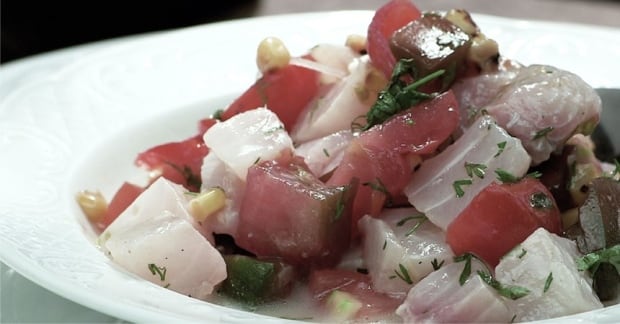 Lionfish dish