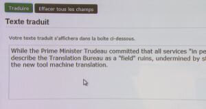 New Federal online translator