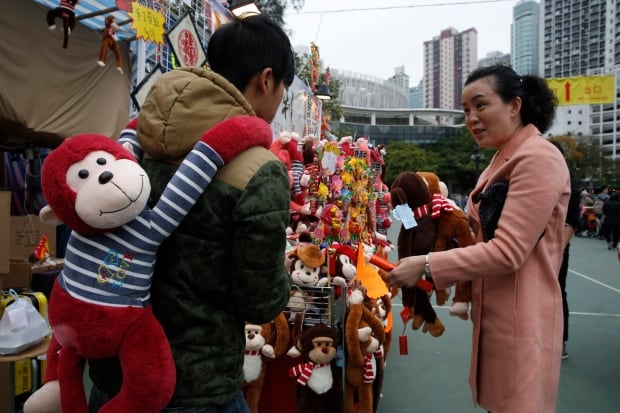Hong Kong Lunar New Year Monkey