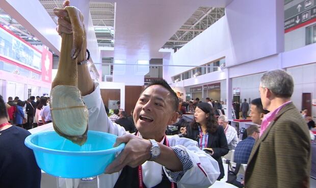 Chef Nathan Fong at Qingdao food expo