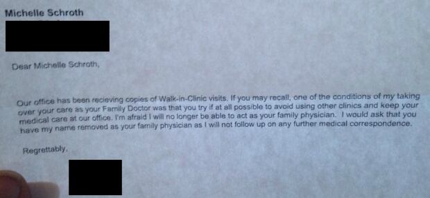 Doctor drops patient