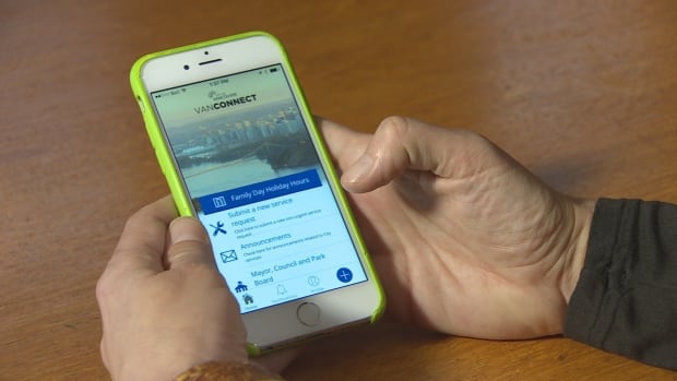 Andrea Reimer shows off Van Connect App