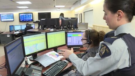 Cpl. Chantal Farrah manages the RCMP Operational Communications Centre in Fredericton. Cpl. Chantal Farrah